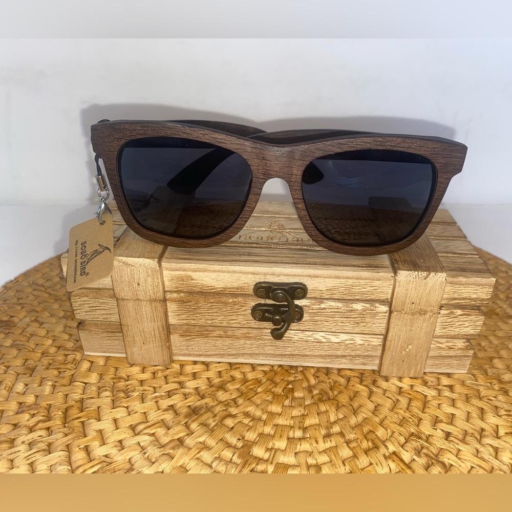 NIB Wood Unisex Bobo Bird Brand Sunglasses